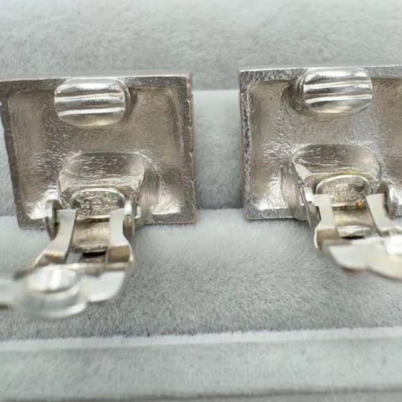 Chanel Rare Vintage Silver Earrings - Picture 8 of 12